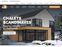 Tablet Screenshot of batimentprefab.ca